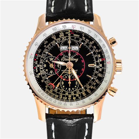 breitling model navitimer montbrillant limited rose gold|breitling navitimer gold bezel.